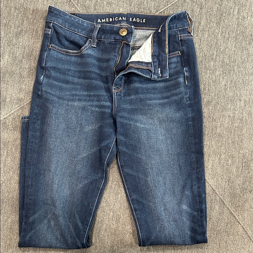 American Eagle Outfitters Women's Dark Blue Jegging